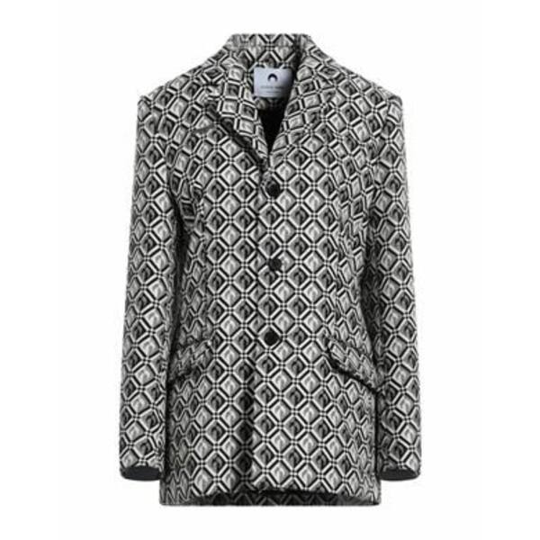 【送料無料】 マリーン セル レディース ジャケット&ブルゾン アウター Blazers White