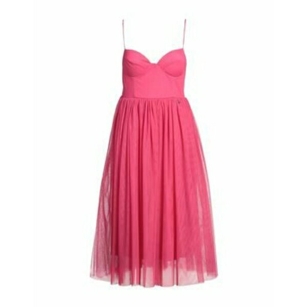 【送料無料】 ゴア ゴア レディース ワンピース トップス Midi dresses Pink