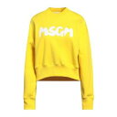 【送料無料】 エムエスジイエム レディース パーカー・スウェットシャツ アウター Sweatshirts Yellow
