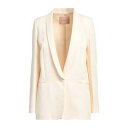 【送料無料】 ツインセット レディース ジャケット&ブルゾン アウター Blazers White