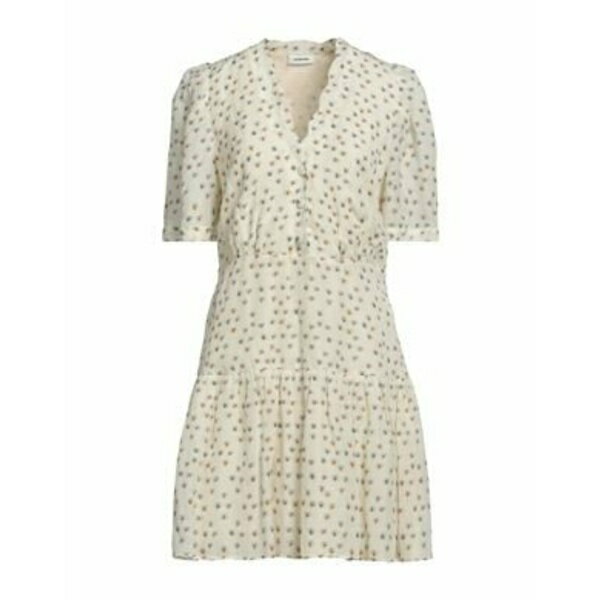 【送料無料】 サンドロ レディース ワンピース トップス Mini dresses White