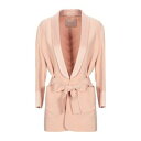【送料無料】 ツインセット レディース ジャケット&ブルゾン アウター Blazers Pink