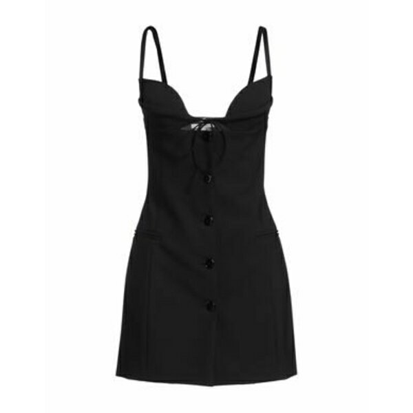 【送料無料】 ネンシ ドジャカ レディース ワンピース トップス Mini dresses Black