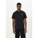 サロモン レディース Tシャツ トップス LOGO TEE UNISEX - Basic T-shirt - deep black(4)