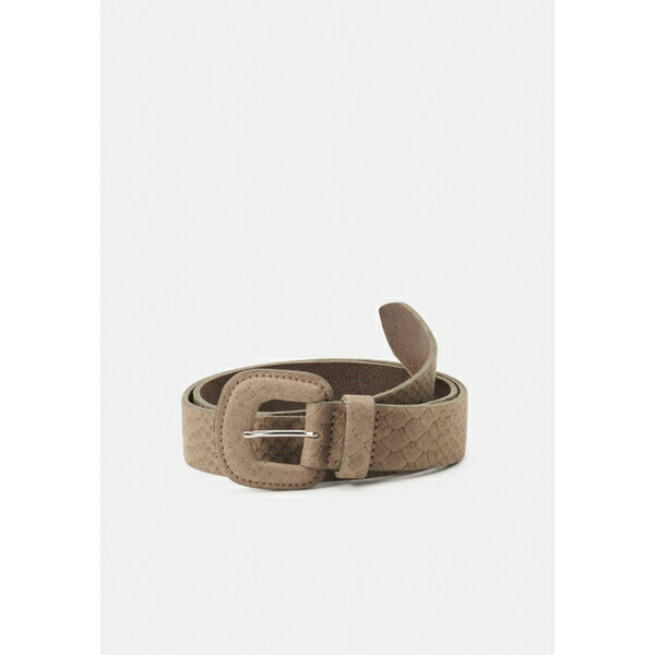 ヴァネッティ レディース ベルト アクセサリー LEATHER BELT - Belt - taupe