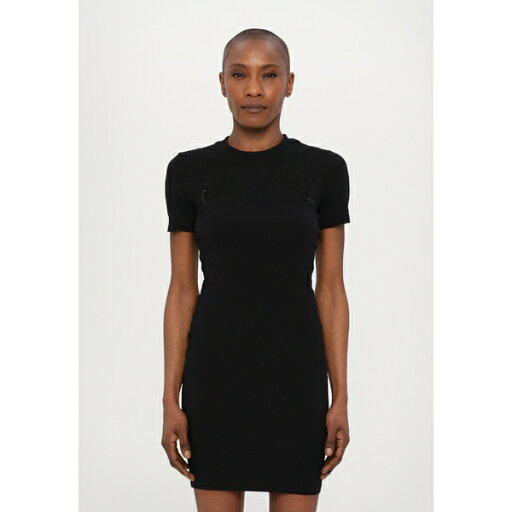 ベルサーチ レディース ワンピース トップス Jersey dress - black ベルサーチ レディース ワンピース トップス Jersey dress - black