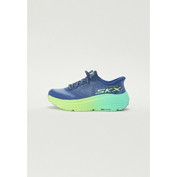 スケッチャーズ レディース スニーカー シューズ MAX CUSHIONING ENDEAVOUR - Trainers - navy/lime