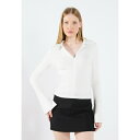イーブン アンド オド レディース Tシャツ トップス Long sleeved top - off-white(4)