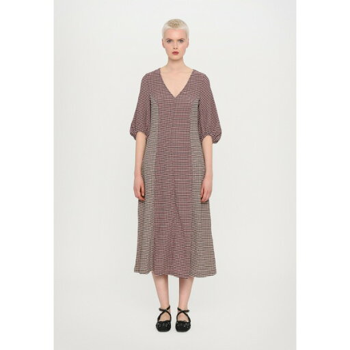 スティーヌ・ゴヤ レディース ワンピース トップス PATCHWORK THREE QUARTER SLEEVE MIDI DRESS - Jersey dress - pink/black スティーヌ・ゴヤ レディース ワンピース トップス PATCHWORK THREE QUARTER SLEEVE MIDI DRESS - Jersey dress - pink/black