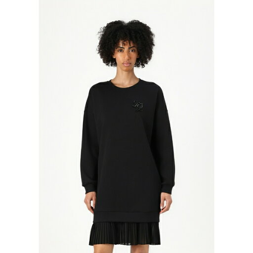 リュージョー レディース ワンピース トップス ABITO FELPA - Day dress - nero リュージョー レディース ワンピース トップス ABITO FELPA - Day dress - nero
