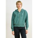 カーハート レディース パーカー・スウェットシャツ アウター HOODED CASEY - Zip-up sweatshirt - silver pine