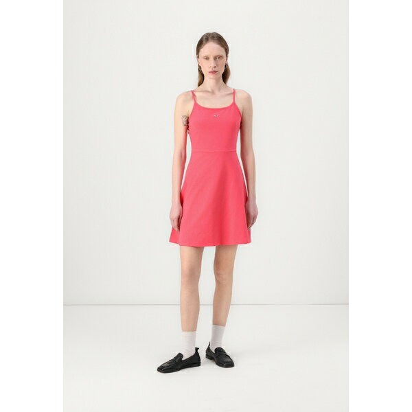 トミーヒルフィガー レディース ワンピース トップス ESSENTIAL FLARE DRESS - Jersey dress - amour