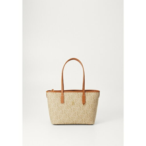 トミー ヒルフィガー レディース ハンドバッグ バッグ MONOPLAY MINI TOTE - Handbag - khaki トミー ヒルフィガー レディース ハンドバッグ バッグ MONOPLAY MINI TOTE - Handbag - khaki