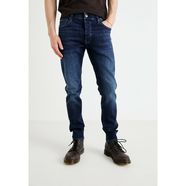 ジースター メンズ デニムパンツ ボトムス 3301 SLIM - Slim fit jeans - dark blue denim