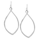 ロバート・リー・モーリス・ソーホー レディース ピアス＆イヤリング アクセサリー Silver-Tone Large Oval Drop Earrings No Color