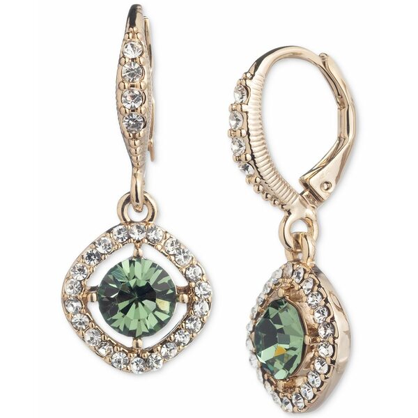 ジバンシー レディース ピアス＆イヤリング アクセサリー Pavé & Color Cubic Zirconia Orbital Drop Earrings Lt/pas Grn