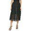   ˥塼衼 ǥ  ܥȥॹ Women's Tiered Tulle Midi Skirt Black