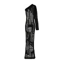 【送料無料】 リックオウエンス レディース ワンピース トップス Maxi dresses Black