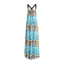 【送料無料】 アレッサンドロエンリケス レディース ワンピース トップス Maxi dresses Turquoise