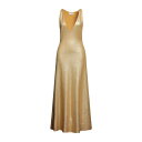 yz KuG n[Xg fB[X s[X gbvX Maxi dresses Gold