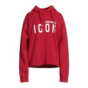 【送料無料】 ディースクエアード レディース パーカー・スウェットシャツ アウター Sweatshirts Red