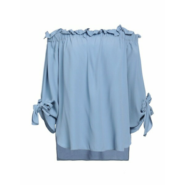 【送料無料】 エリカ・カヴァリーニ レディース カットソー トップス Tops Light blue