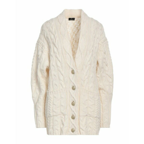 【送料無料】 エトロ レディース カーディガン アウター Cardigans Cream