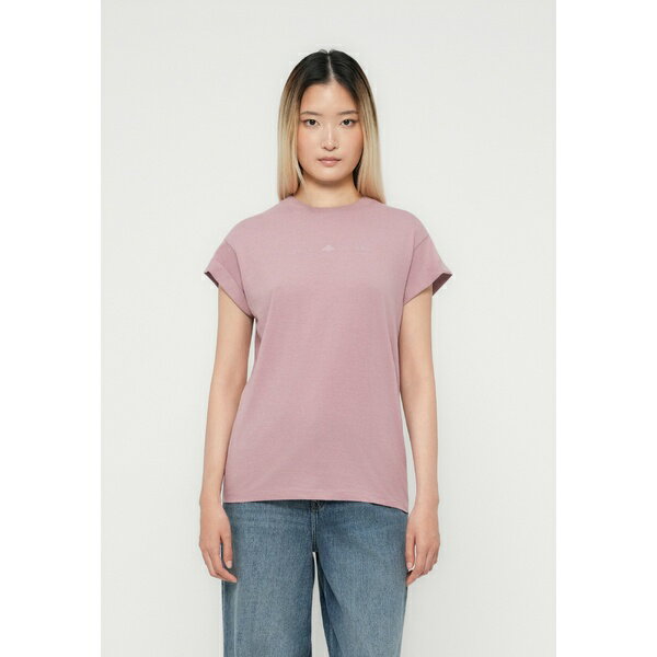 リプレイ レディース Tシャツ トップス Print T-shirt - powder rose(4)