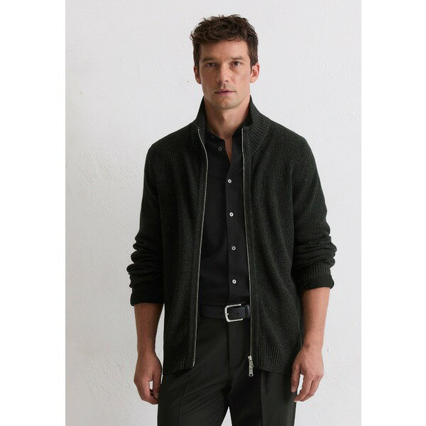 マルコポーロ メンズ ニット&セーター アウター STRUCTURED WITH TIPPING - Cardigan - trainer jacket structured bi-color with tipping(4)