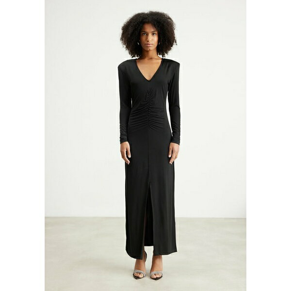 ゲタス レディース ワンピース トップス ODA LONG SLIT DRESS - Cocktail dress / Party dress - black