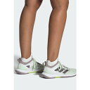 アディダス レディース テニス スポーツ ADIZERO UBERSONIC 4.1 TENNIS - Clay court tennis shoes - cloud white aurora met. crystal jade