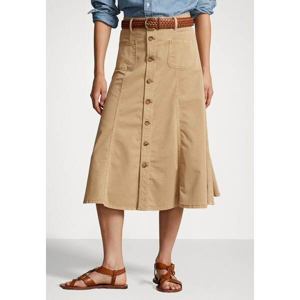 ե ǥ  ܥȥॹ A-line skirt - khaki