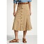 ե ǥ  ܥȥॹ A-line skirt - khaki