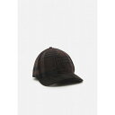 レ ドゥ レディース 帽子 アクセサリー BASEBALL CHECK UNISEX - Cap - coffee brown/ivory