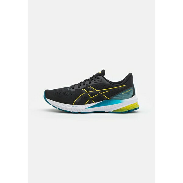 アシックス メンズ バスケットボール スポーツ GT-1000 - Stabilty running shoes - black/bright yellow