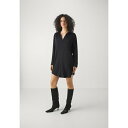 uXoU[ fB[X s[X gbvX MANDEVILLABBGUNVAS TUNIC - Day dress - black