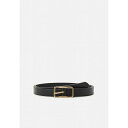 W Y xg ANZT[ LEATHER UNISEX - Belt - black/gold-coloured