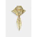 ヴェルサーチェ マフラー（レディース） ヴェルサーチ レディース マフラー・ストール・スカーフ アクセサリー TRIANGLE FOULARD BAROQUE PRINT UNISEX - Foulard - champagne