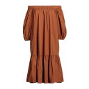 MANILA GRACE マニラグレース ワンピース トップス レディース Midi dresses Tan