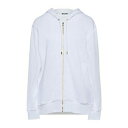 【送料無料】 ヴェルサーチ レディース パーカー・スウェットシャツ アウター Sweatshirts White