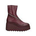 【送料無料】 ヴィック・マティ レディース ブーツ シューズ Ankle boots Red