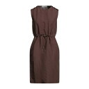 【送料無料】 トラサルディ レディース ワンピース トップス Midi dresses Dark brown