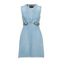 VERSACE JEANS COUTURE ベルサーチ ワンピース トップス レディース Short dresses Blue