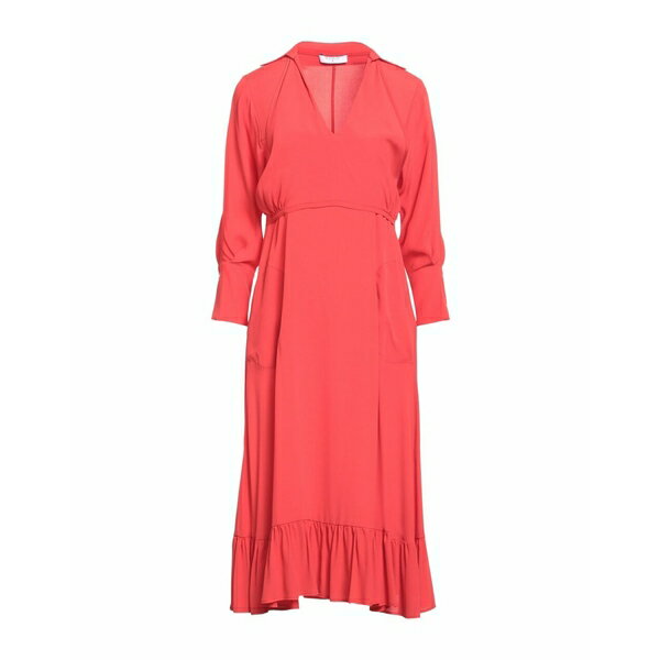 【送料無料】 ビートライス レディース ワンピース トップス Midi dresses Red