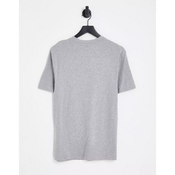 エイソス メンズ Tシャツ トップス ASOS DESIGN organic blend T-shirt with crew neck in gray heather Gray Heather