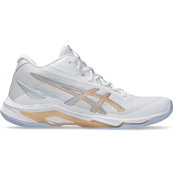 ASICS アシックス レディース スニーカー 【ASICS Netburner Ballistic FF MT 4 White Champagne (Women's)】 サイズ US_6(23.0cm) White/Champagne(4)