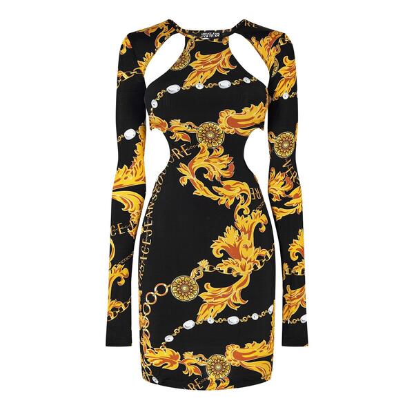 【送料無料】 ベルサーチ レディース ワンピース トップス VJC Orgnza Dress Ld41 Black/Gold