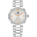 【送料無料】 トミー ヒルフィガー レディース 腕時計 アクセサリー Ladies Tommy Hilfiger Stainless Steel Watch Silver