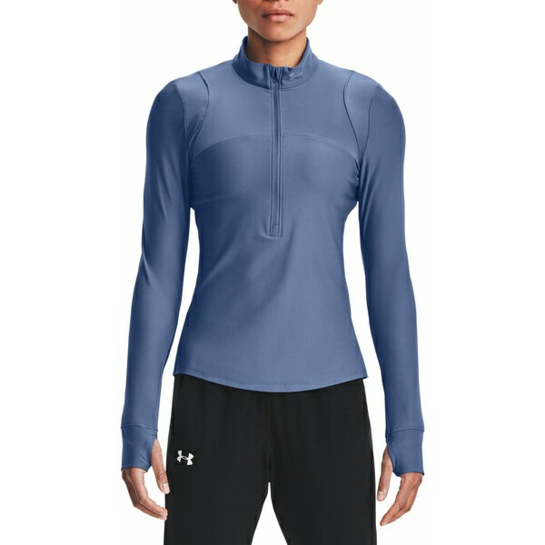 A_[A[}[ fB[X Vc gbvX Under Armour Women's Qualifier Running Long Sleeve Shirt Mineral Blue/Mineral Blue