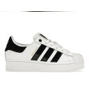 adidas アディダス レディース スニーカー 【adidas Superstar Bold】 サイズ US_9(26cm) White Black (Women's)